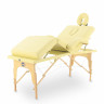 Стол массажный складной деревянный JF-Tapered (МСТ-141) 4-секц (бежевый)