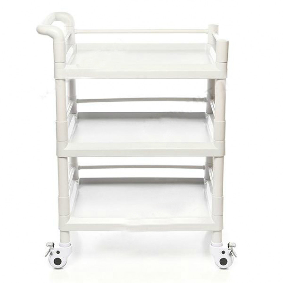 Стол манипуляционный пластиковый МЕТ SP-150/ТP-200 с трёхсторонними боковыми ограждениями